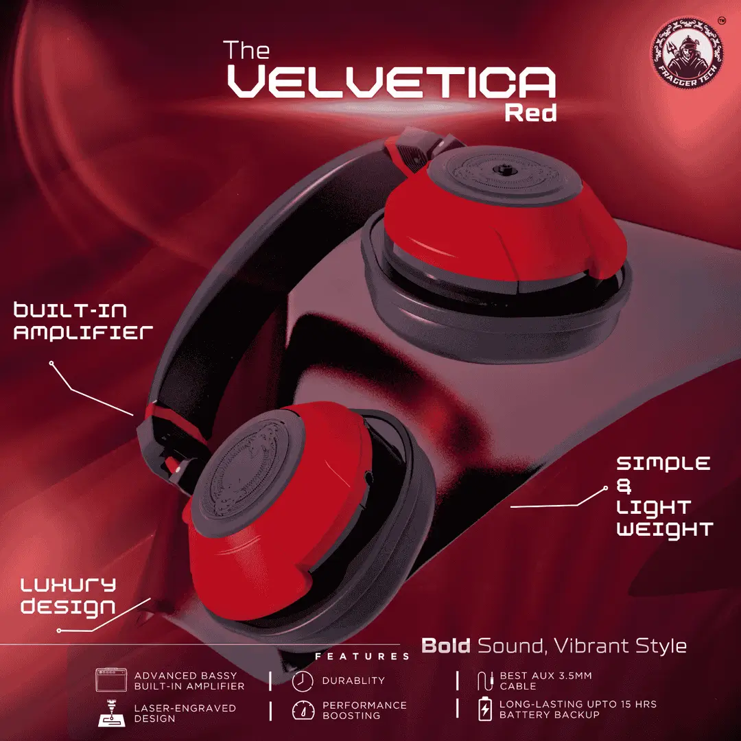 FraggerTech.in_Headphones_Red1