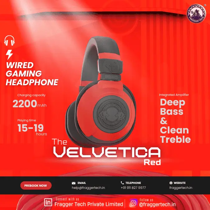 FraggerTech.in_Headphones_Red6