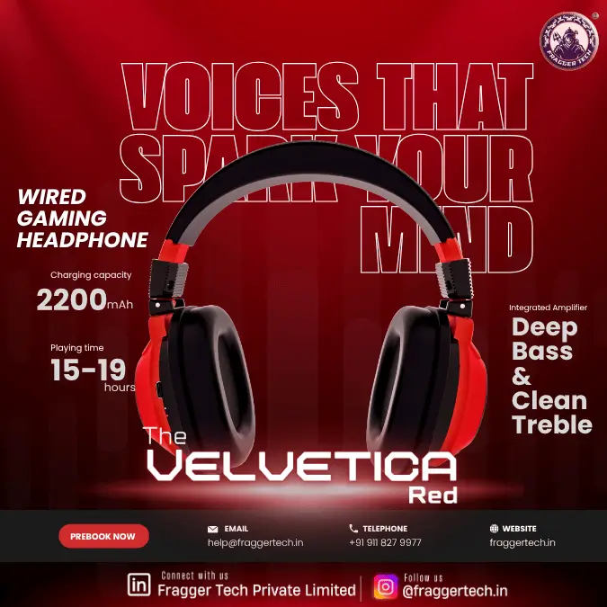 FraggerTech.in_Headphones_Red7